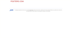 Desktop Screenshot of postero.com