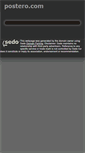 Mobile Screenshot of postero.com