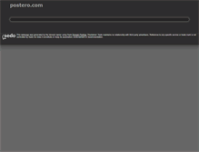 Tablet Screenshot of postero.com